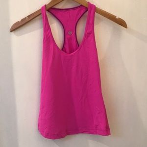 lululemon CRB. CROP TOP. Reversible. Pink.  Sz 4